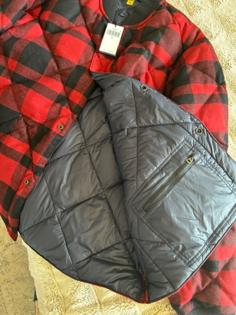 Polo Ralph Lauren Buffalo Check Wool-Blend Jacket NWT size: L - Picture 7 of 11